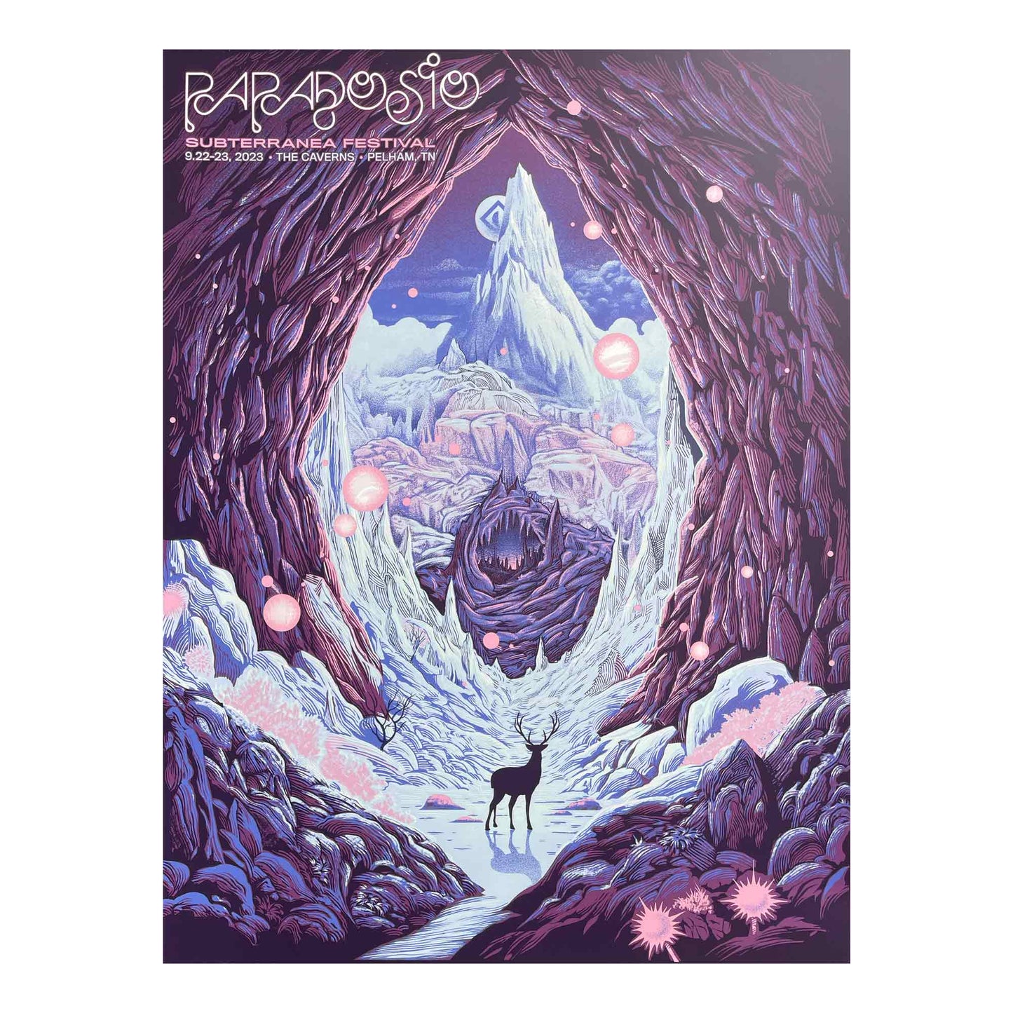 2023 Papadosio Caverns Foil Poster