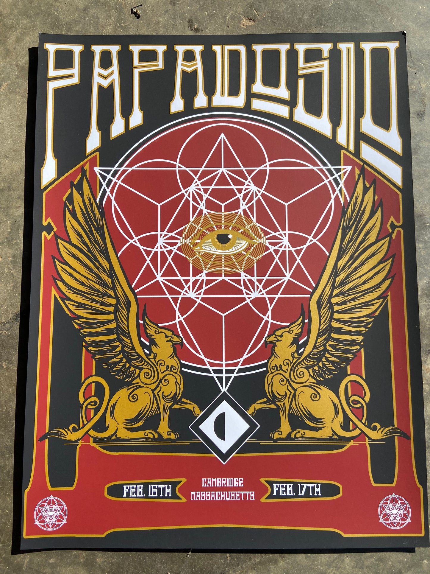 2018 Papadosio Cambridge Griffin Poster