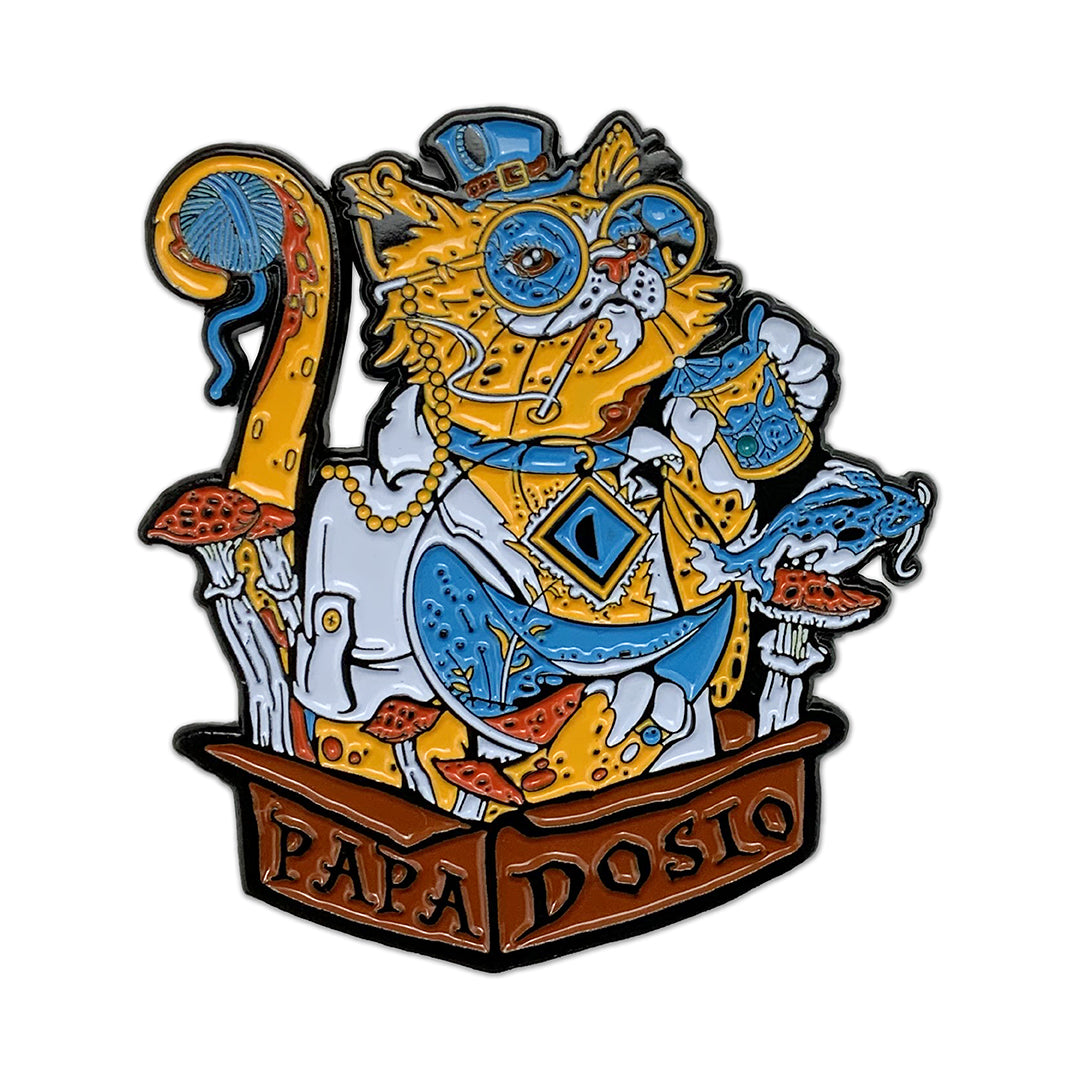 Papadosio Pandora's Box Cat Pin
