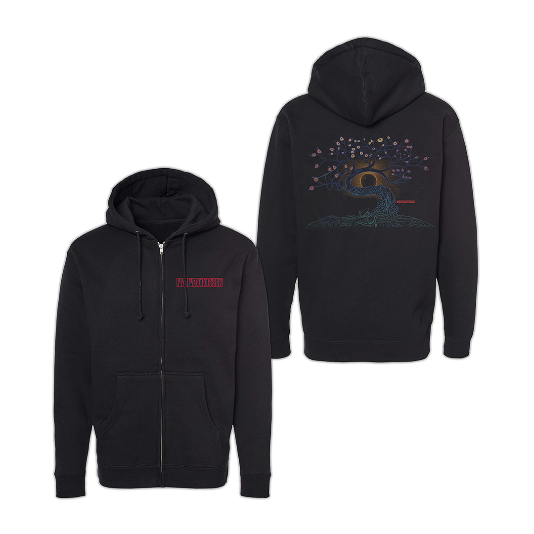 Observations Album Art Zip Up Hoodie