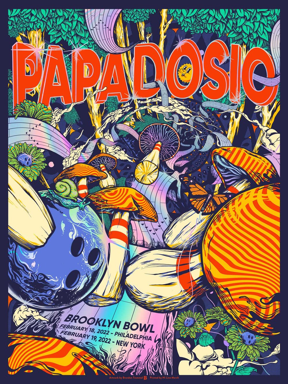 2022 Papadosio Brooklyn Bowl Poster