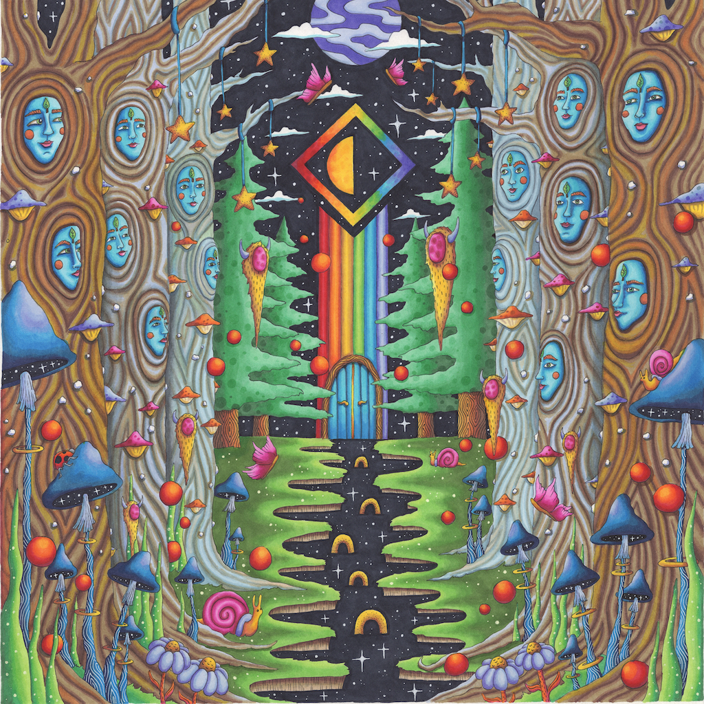 Papadosio's Improvisations with Ram Dass H.BUNZEY Art Print Bundle