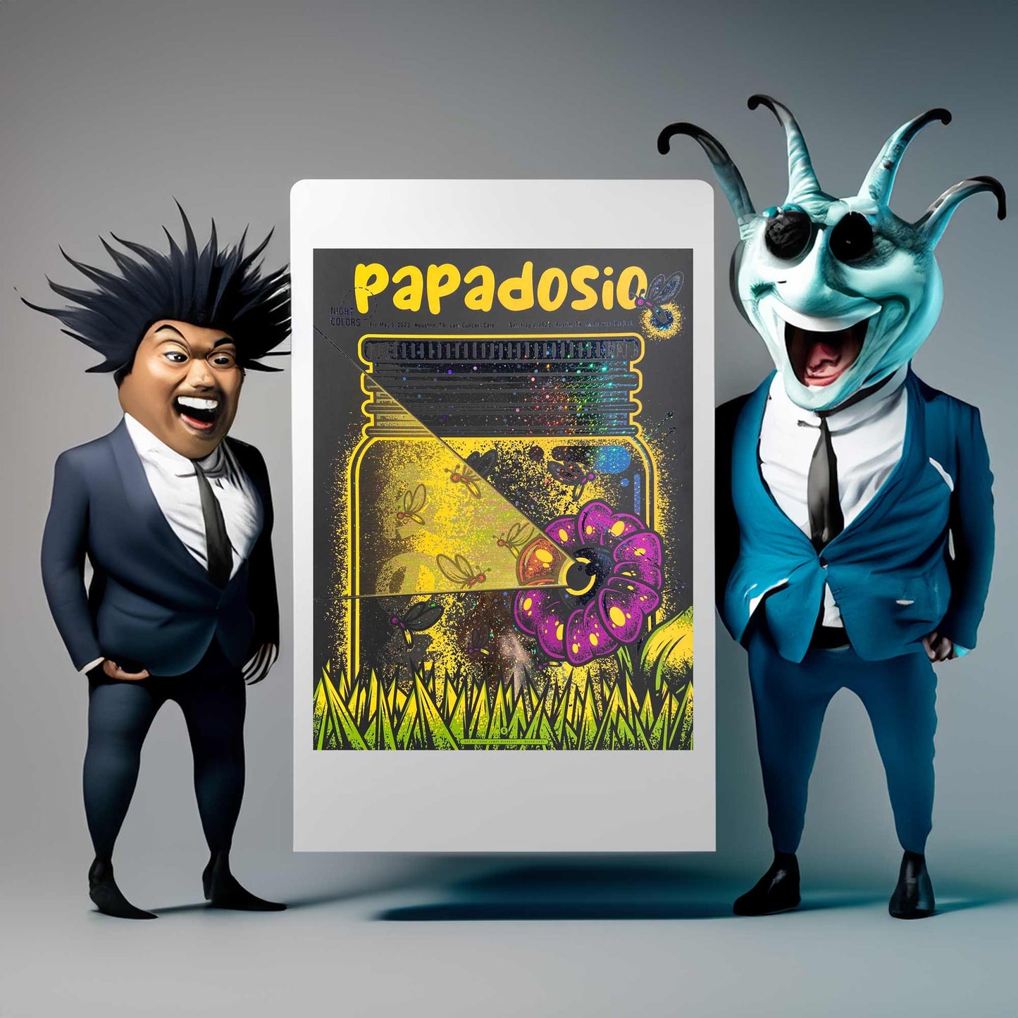 2023 Papadosio Night Colors Event Poster