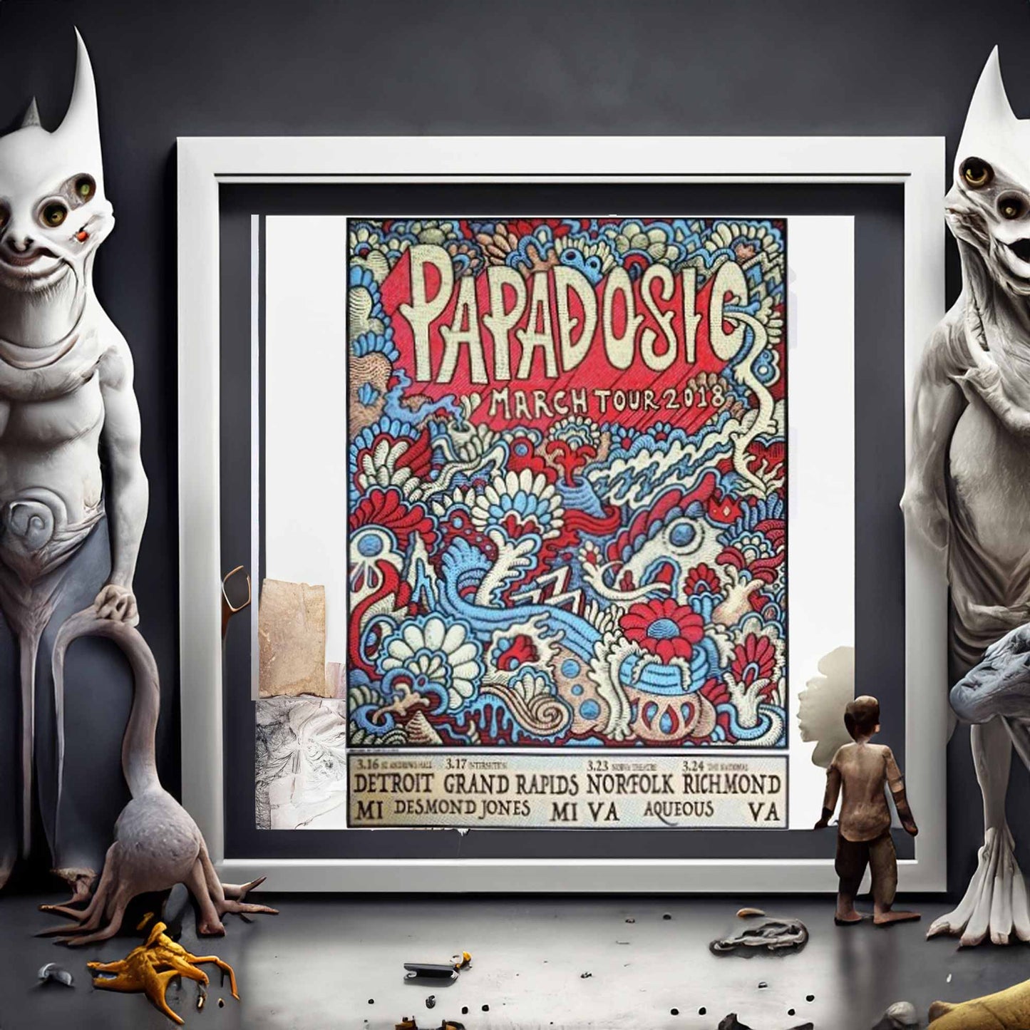 2018 Papadosio Winter Tour Poster