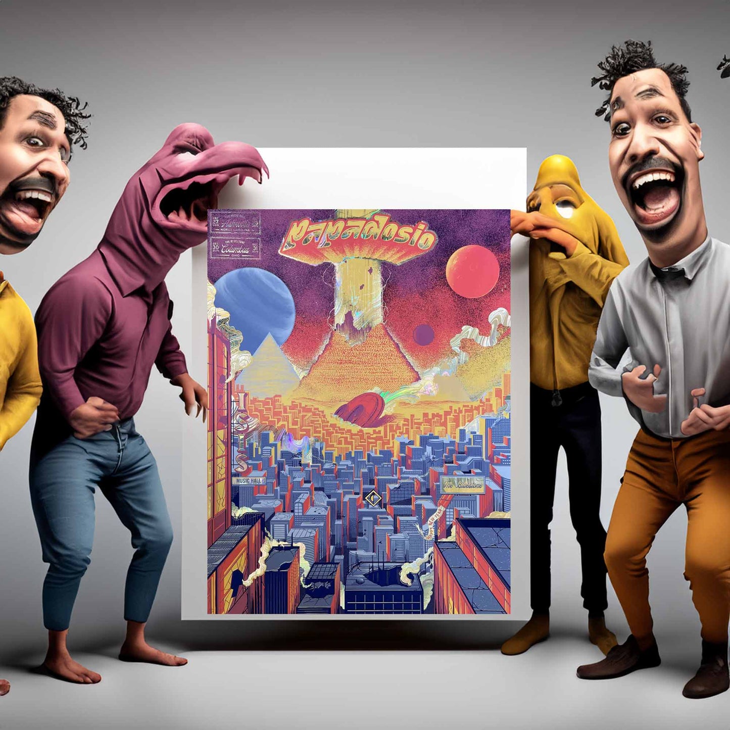 2019 Papadosio NYE Event Poster