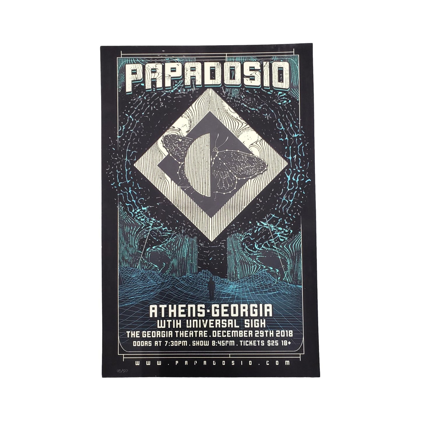 2018 Papadosio Athens, GA 12/29 Poster