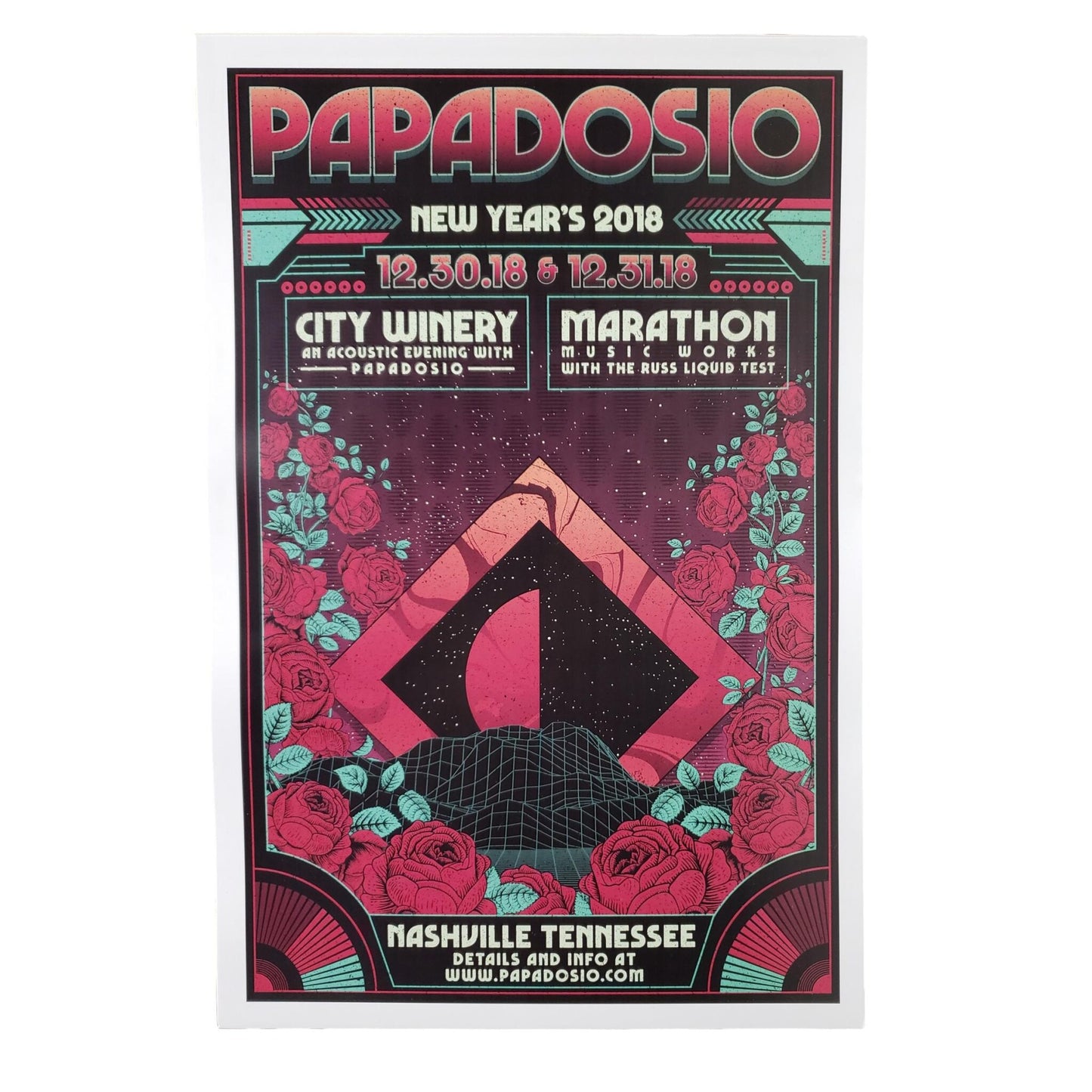 2018 Papadosio NYE 12/30-31 Poster
