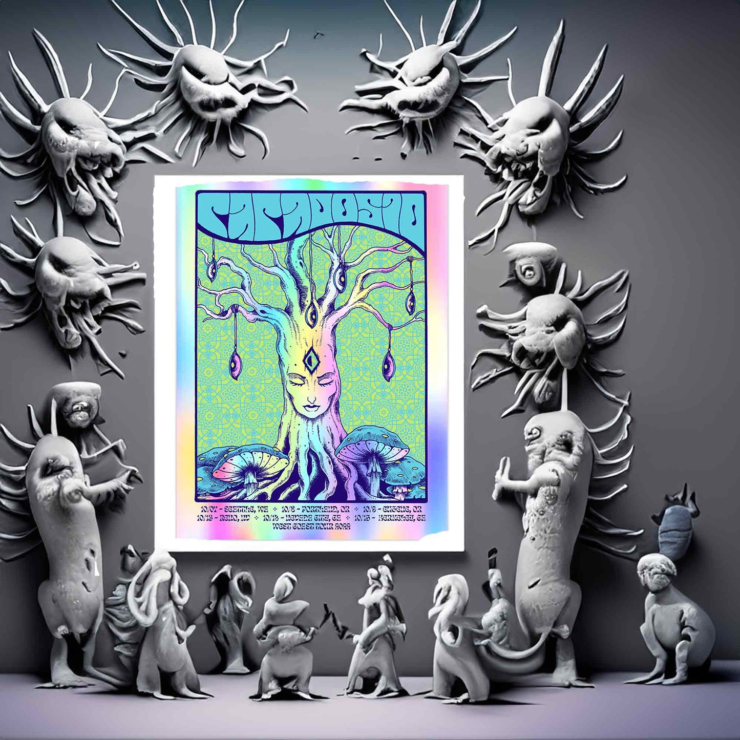 2022 Papadosio West Coast Tour Poster