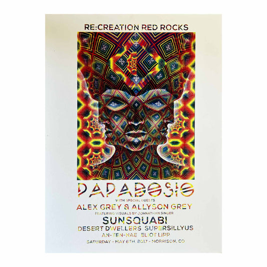 2017 Papadosio Re:Creation Red Rocks Event Poster