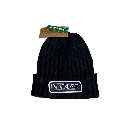 Papadosio Winter Patch Black Beanie