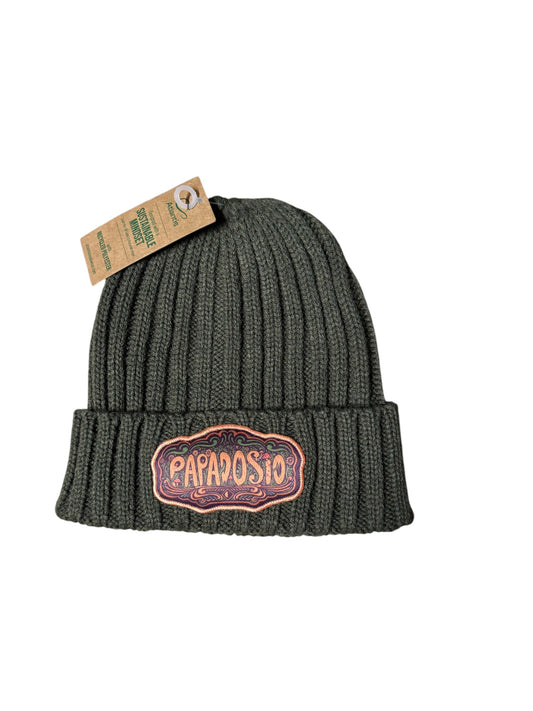 Papadosio Winter Fall Tour Patch Olive Beanie