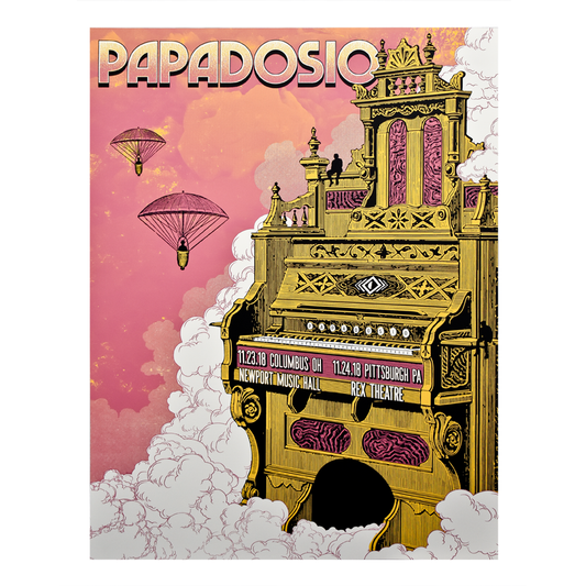 2018 Papadosio Thanksgiving Weekend Show Poster