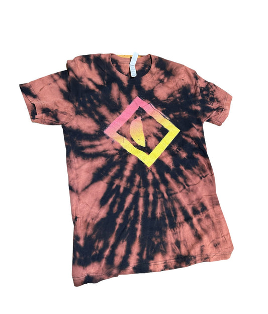 Papadosio Half Moon Logo Bleach Dyed T-Shirt